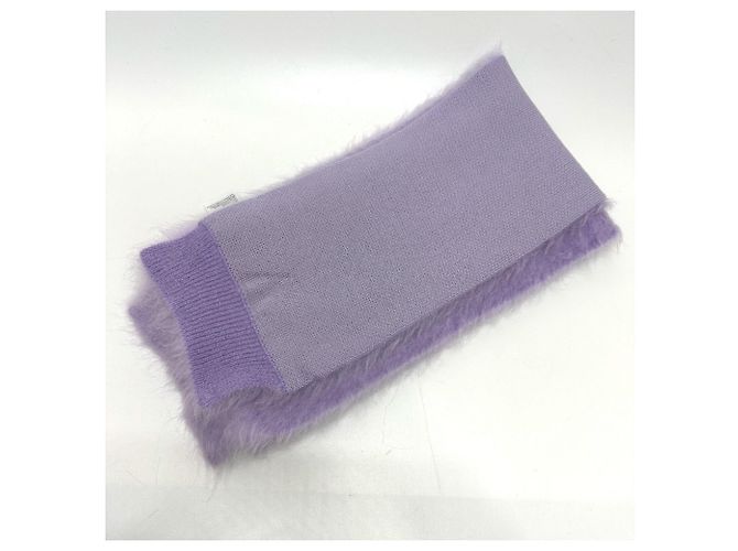 Sciarpa doppia in mohair Bottega Veneta Porpora - vista 4