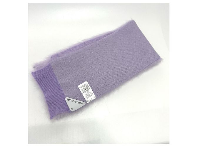 Sciarpa doppia in mohair Bottega Veneta Porpora - vista 6