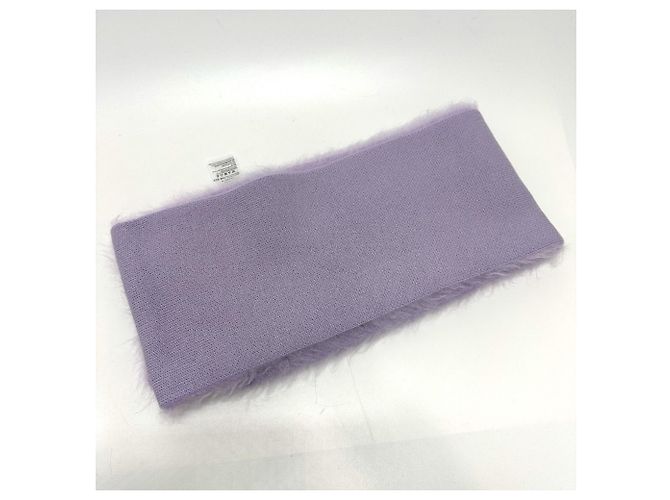 Sciarpa doppia in mohair Bottega Veneta Porpora - vista 7