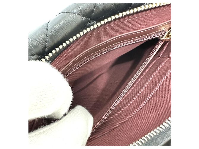 Chanel 2.55 Mademoiselle Matelassé Borsa a Catena a Spalla Nero - vista 13