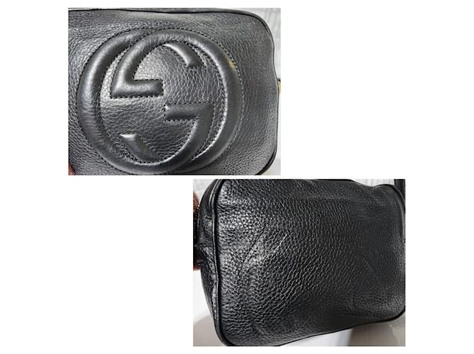 Borsa a tracolla Gucci Soho Disco Nera Nero - vista 11