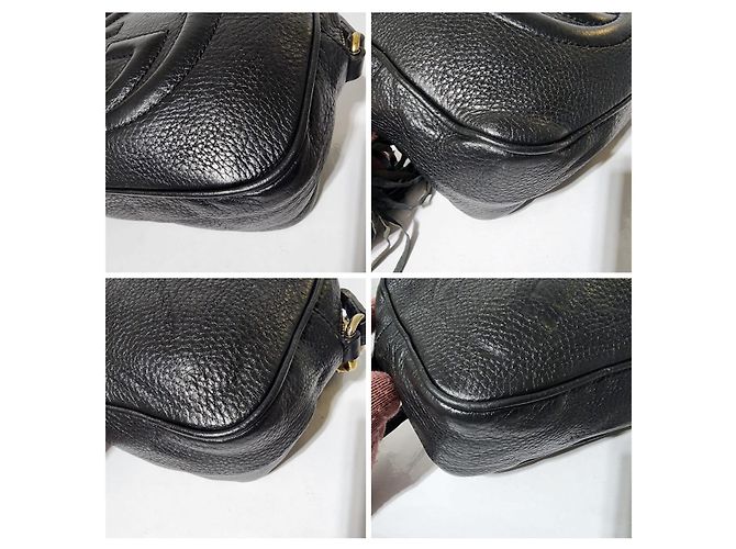 Borsa a tracolla Gucci Soho Disco Nera Nero - vista 12
