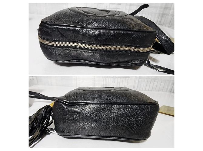 Borsa a tracolla Gucci Soho Disco Nera Nero - vista 19