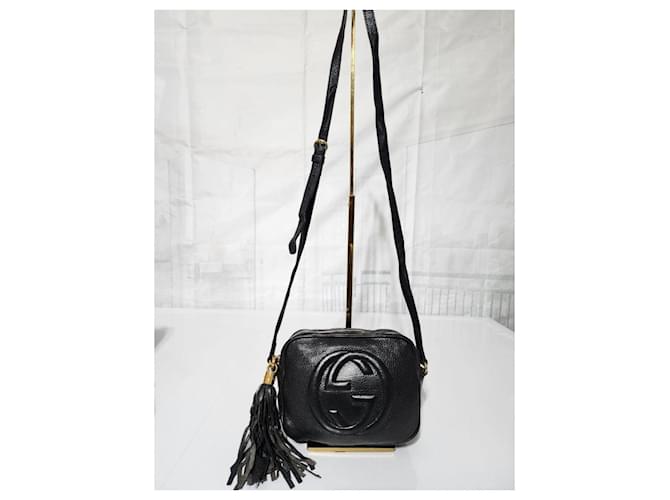 Borsa a tracolla Gucci Soho Disco Nera Nero - vista 2