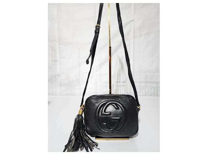 Borsa a tracolla Gucci Soho Disco Nera Nero - vista 7