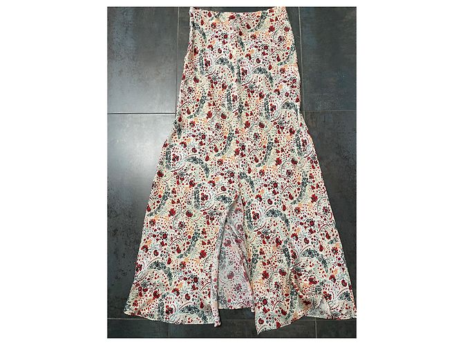 Paco Rabanne Top und Rock Set floral ecru Polyester - Ansicht 8