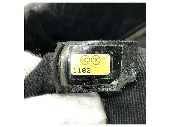 Chanel CC Coco Mark gesteppte Tragetasche Schwarz - Ansicht 15