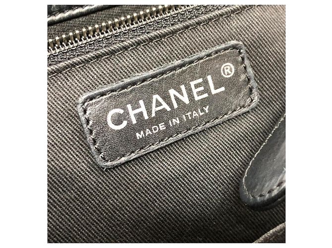 Chanel CC Coco Mark gesteppte Tragetasche Schwarz - Ansicht 16