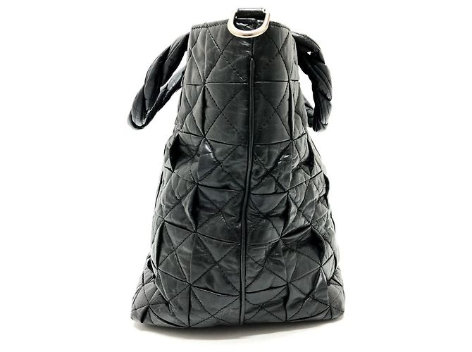 Chanel CC Coco Mark gesteppte Tragetasche Schwarz - Ansicht 2