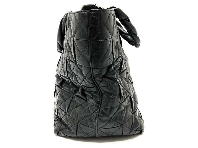 Chanel CC Coco Mark gesteppte Tragetasche Schwarz - Ansicht 3