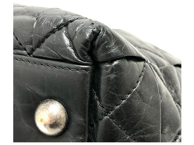 Chanel CC Coco Mark gesteppte Tragetasche Schwarz - Ansicht 6