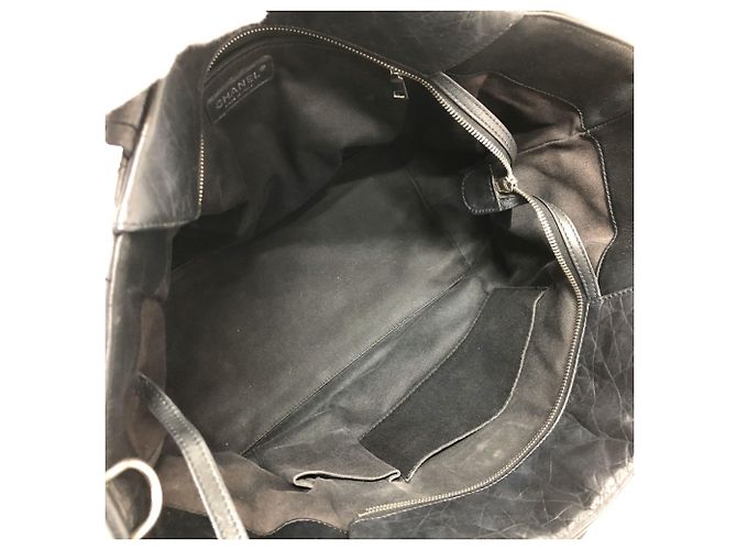 Chanel CC Coco Mark gesteppte Tragetasche Schwarz - Ansicht 9