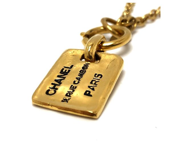 Collana Piastra Oro Chanel D'oro - vista 4