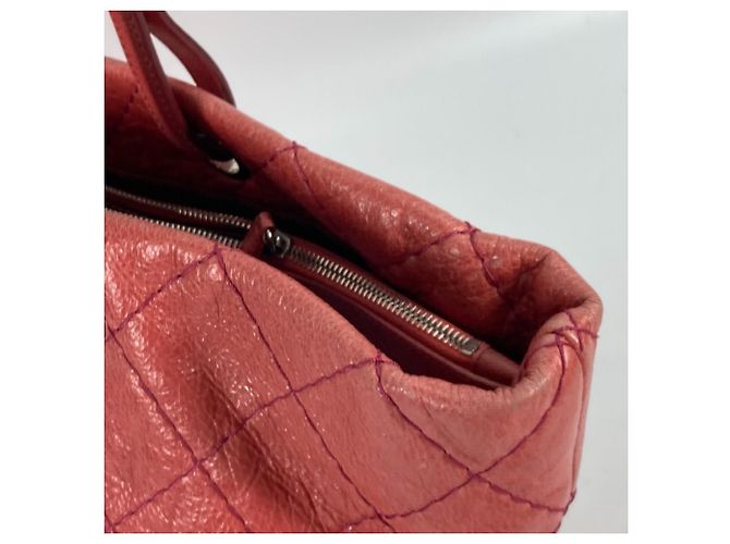 Borsa tote On the Road di Chanel Rosa - vista 9