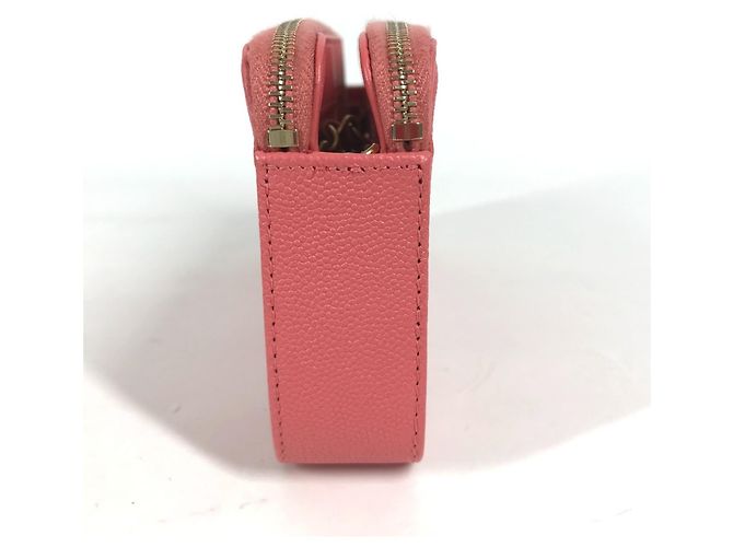 Cartera de hombro de cuero caviar Chanel Boy Rosa - vista 2