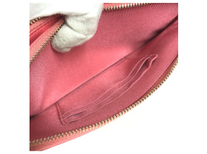 Cartera de hombro de cuero caviar Chanel Boy Rosa - vista 8
