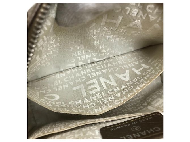 Pochette trapuntata CC della linea Cambon di Chanel Marrone D'oro - vista 11