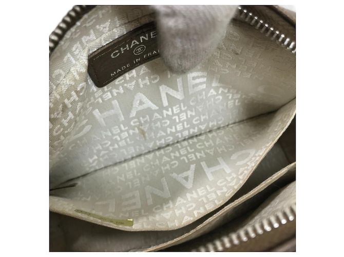Pochette trapuntata CC della linea Cambon di Chanel Marrone D'oro - vista 12