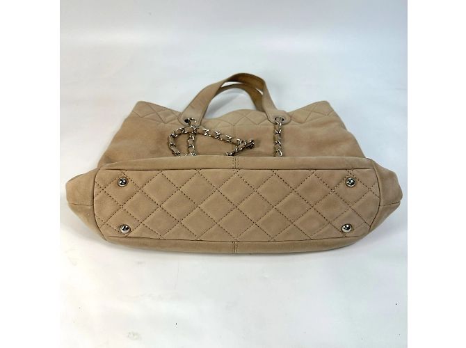 Chanel Coco Mark Kettenhandtasche Beige - Ansicht 2
