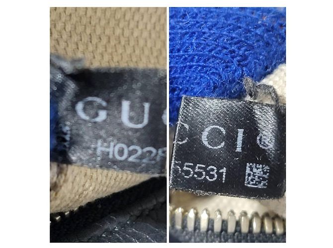 Borsa Disco Piccola Soho in pelle martellata nera GUCCI Nero - vista 6