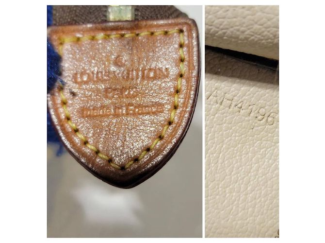 Neceser Monogram 26 LOUIS VUITTON con correa de cadena Castaño Beige - vista 10