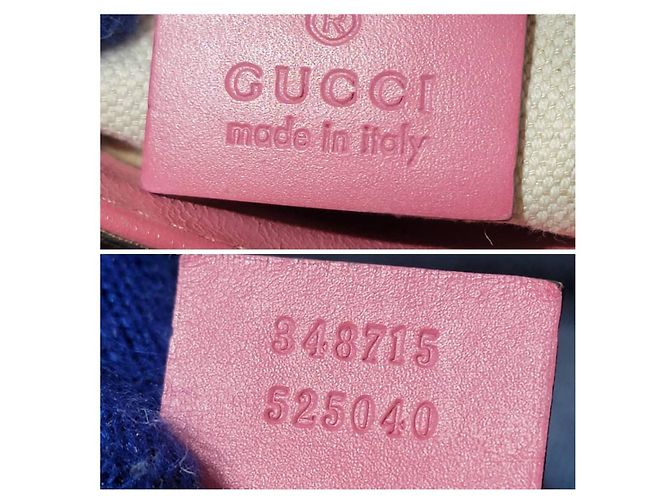 Borsa tote in denim Gucci Craft Rosa - vista 10