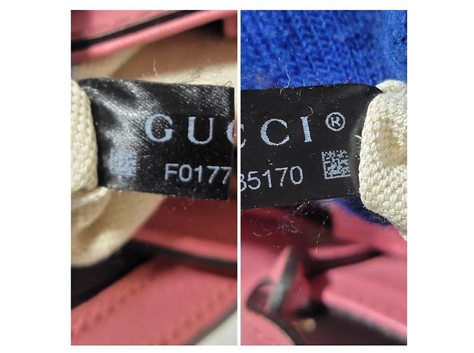 Borsa tote in denim Gucci Craft Rosa - vista 4