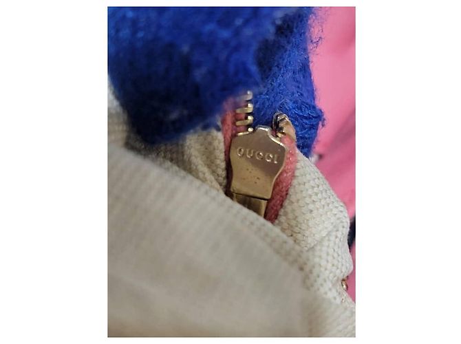 Borsa tote in denim Gucci Craft Rosa - vista 6
