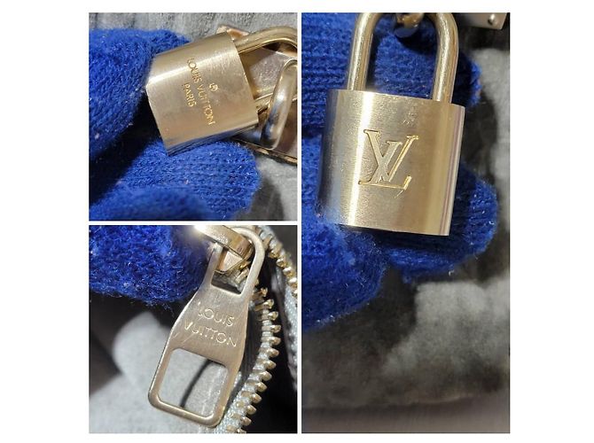 Louis Vuitton Limited Edition Whisper Monogram Wildleder & Python GM Schultertasche Braun Grau - Ansicht 6