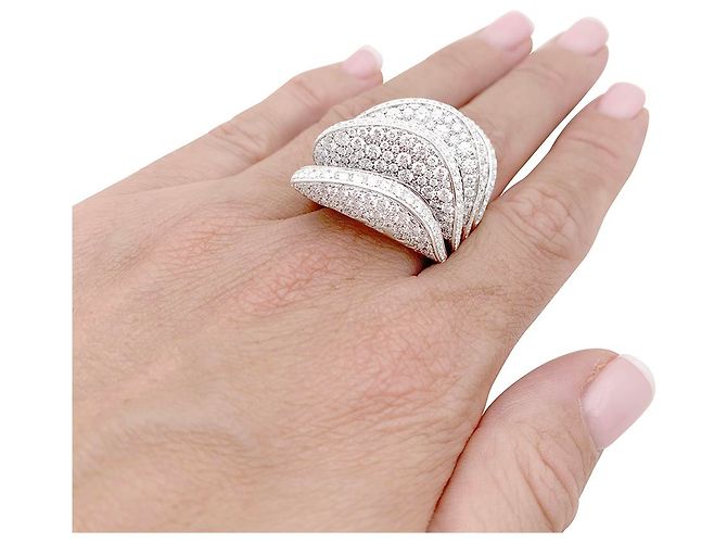 De Grisogono 'Onde' Ring aus Weißgold, Diamanten. - Ansicht 3