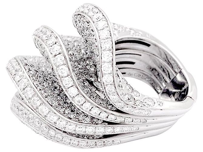 De Grisogono 'Onde' Ring aus Weißgold, Diamanten. - Ansicht 4