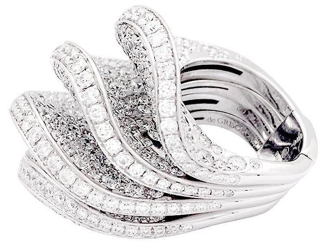 De Grisogono 'Onde' Ring aus Weißgold, Diamanten. - Ansicht 5