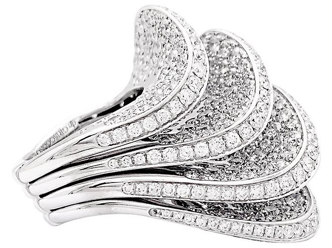 De Grisogono 'Onde' Ring aus Weißgold, Diamanten. - Ansicht 7