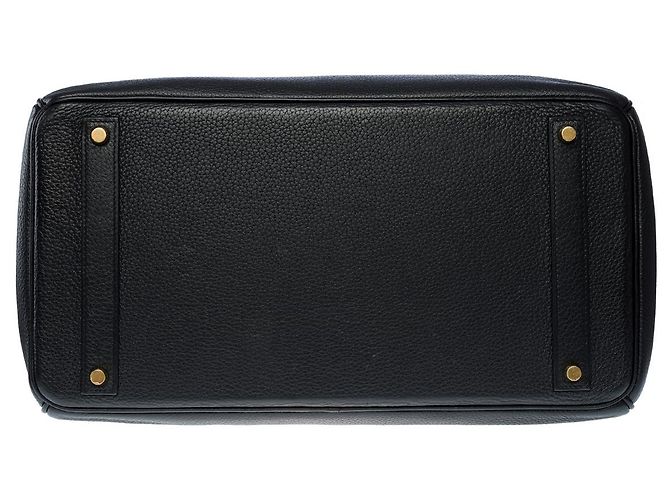Hermès HERMES Birkin 40 in Pelle Nera - 102011 Nero - vista 11