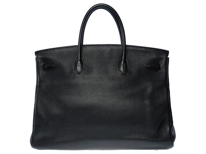 Hermès HERMES Birkin 40 in Pelle Nera - 102011 Nero - vista 4