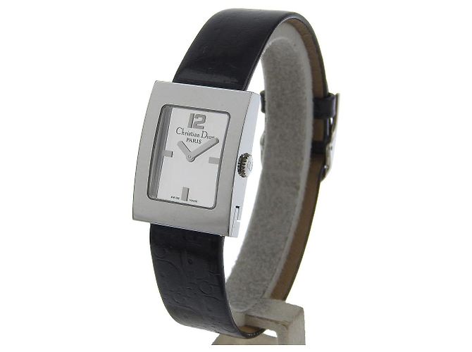 Christian Dior Malice D78 109 Quarz Edelstahl Leder Uhr - Ansicht 2