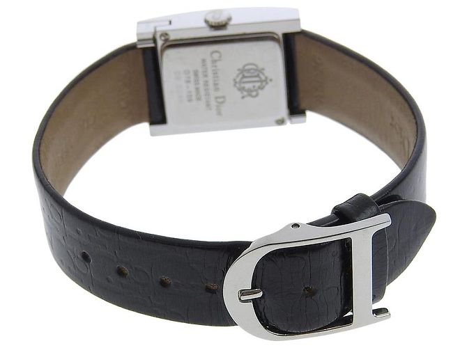 Christian Dior Malice D78 109 Quarz Edelstahl Leder Uhr - Ansicht 3