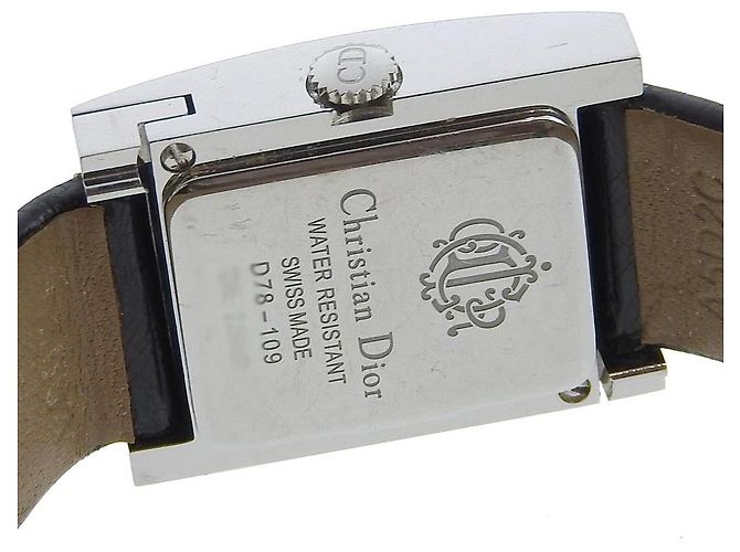 Christian Dior Malice D78 109 Quarz Edelstahl Leder Uhr - Ansicht 4