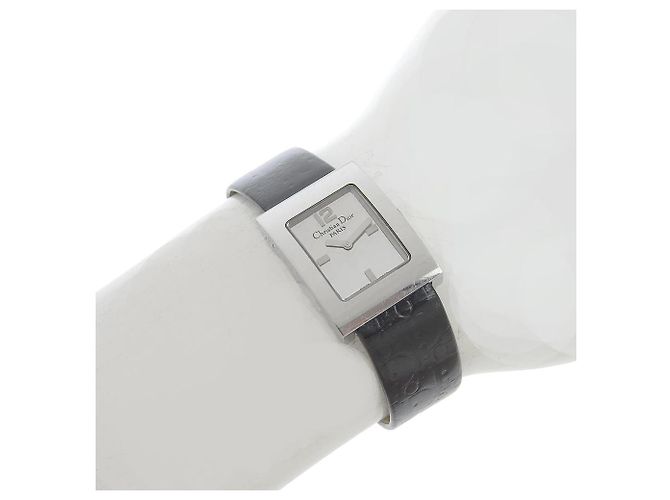 Christian Dior Malice D78 109 Quarz Edelstahl Leder Uhr - Ansicht 8
