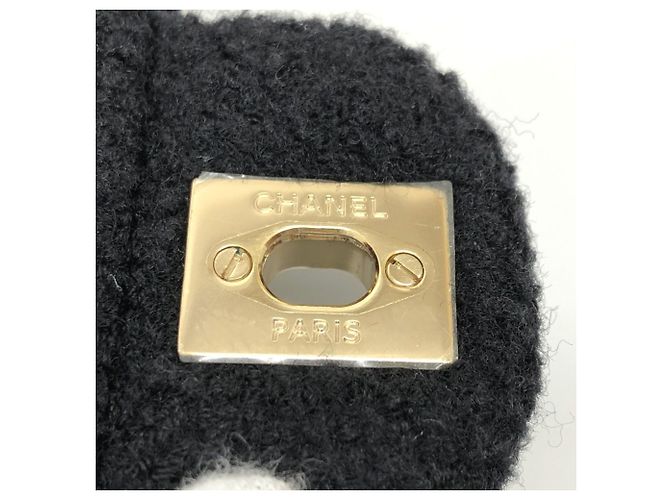 Borsa a spalla Chanel AS2785 Matelassé No Icon Chain Nero - vista 15