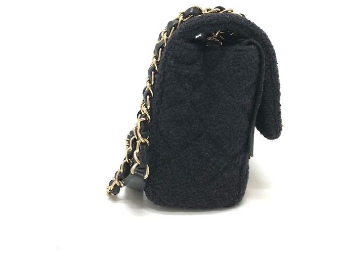 Borsa a spalla Chanel AS2785 Matelassé No Icon Chain Nero - vista 3