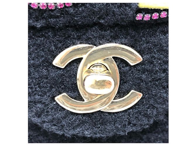 Borsa a spalla Chanel AS2785 Matelassé No Icon Chain Nero - vista 9