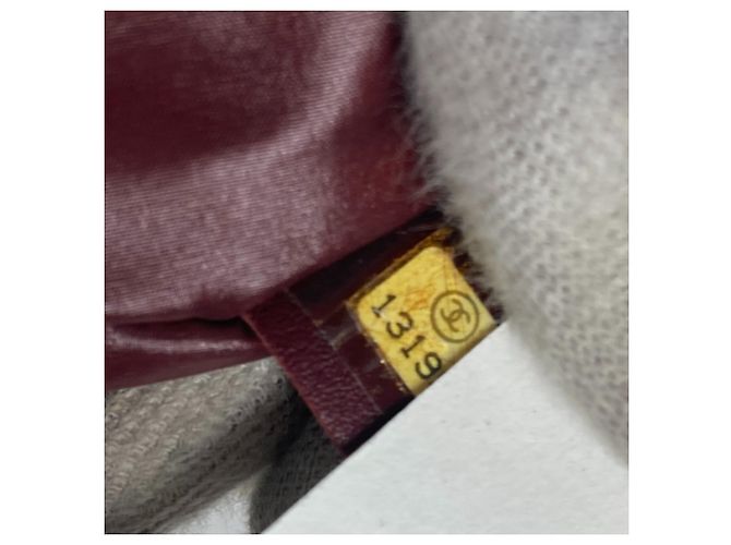 Borsa tote trapuntata Chanel Coco Cocoon Beige Bordò - vista 12