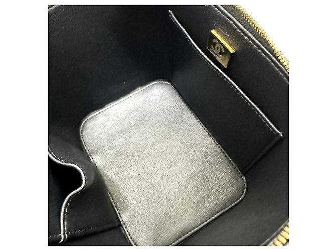 Vanity Borsa a mano in pelle caviar trapuntata Chanel Nero - vista 11