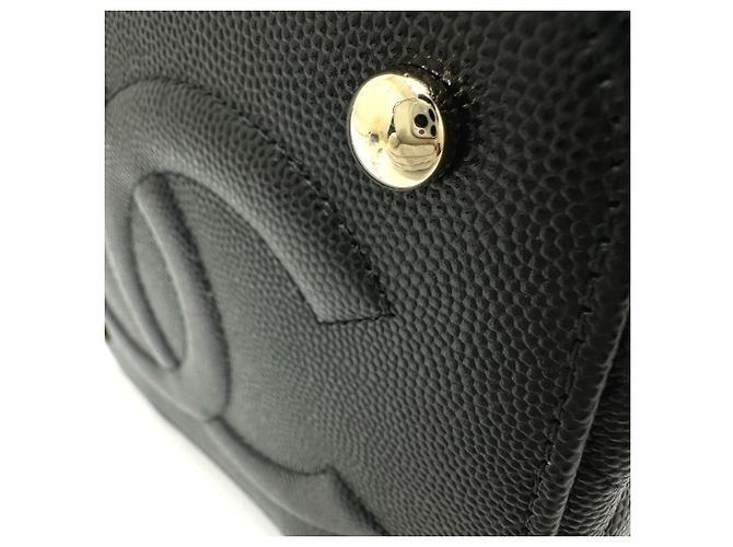 Vanity Borsa a mano in pelle caviar trapuntata Chanel Nero - vista 13