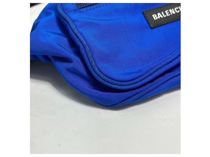 Marsupio Explorer Balenciaga 482389 Nero Blu - vista 4
