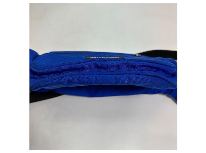Marsupio Explorer Balenciaga 482389 Nero Blu - vista 5