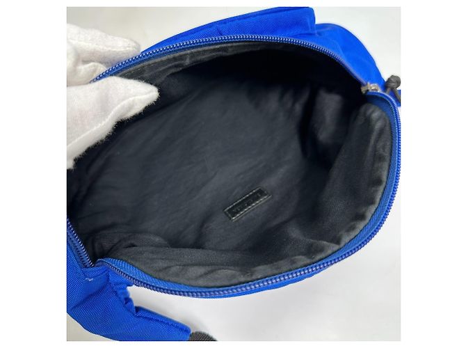 Marsupio Explorer Balenciaga 482389 Nero Blu - vista 8