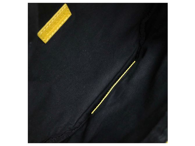 Borsa a tracolla in pelle gialla Balenciaga Giallo - vista 3