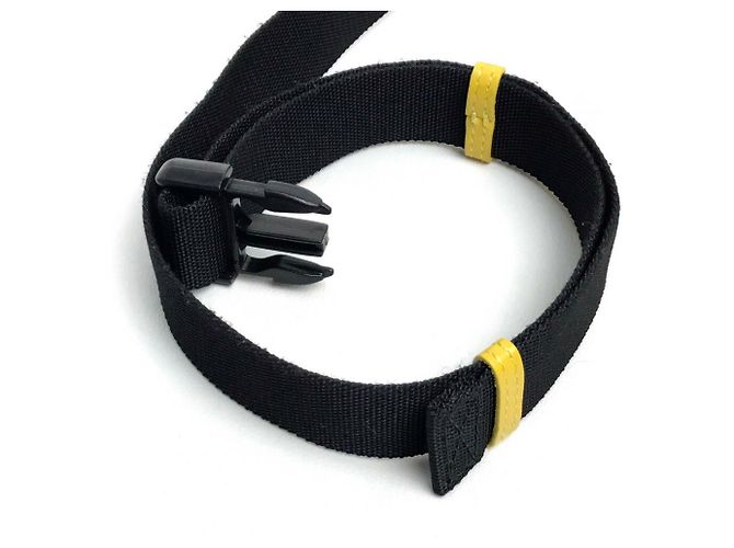 Borsa a tracolla in pelle gialla Balenciaga Giallo - vista 9